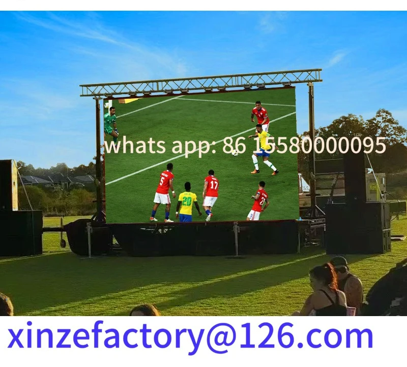 

Be suitable for outdoor P3.91 full color led rental screen stage performance electronic display screen customizable