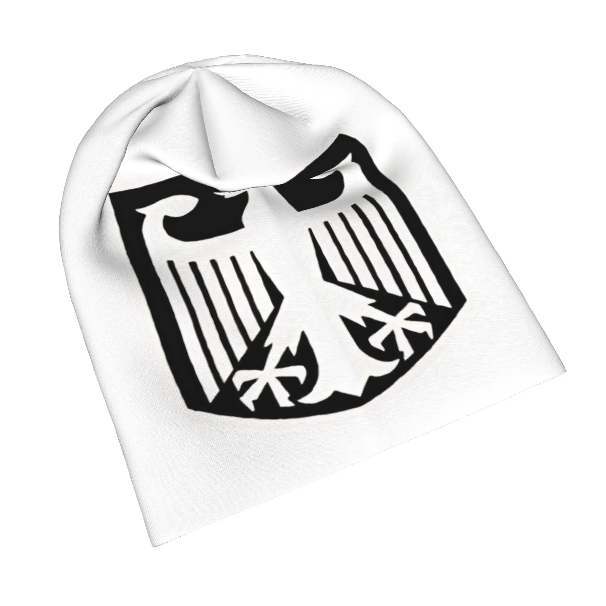 German Eagle in negative Caps  Hip Hop Adult Outdoor Skullies Beanies Hat Spring Warm Head Wrap Bonnet Hats