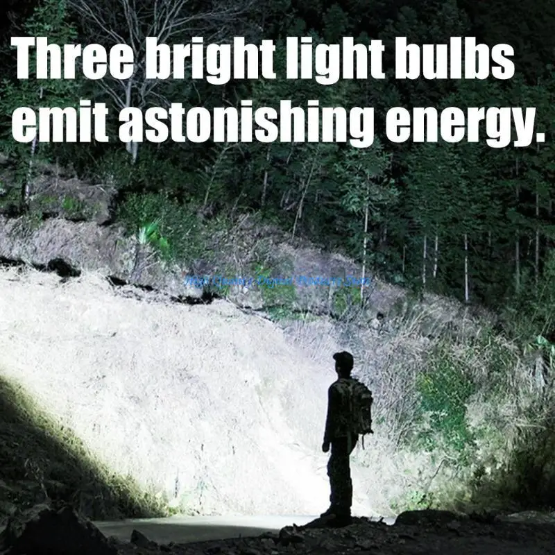 

U2JE Camping Torch 1.5Meter Drop Resistance Compactly LED Torch for Outdoor Tool