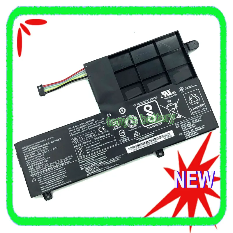 New L14L2P21 Battery For Lenovo IdeaPad 300S-14ISK U41-70 S41-35 S41-70 S41-75 S41-70AM Yoga 500-14isk 500-15ISK L14M2P21