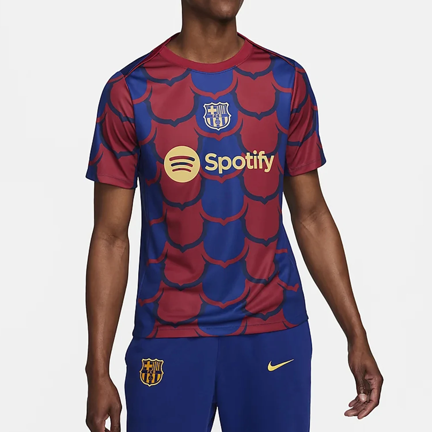 

Новая мужская футболка Nike Authentic Spring New для занятий футболом, узкого кроя, с коротким рукавом FJ5430-456
