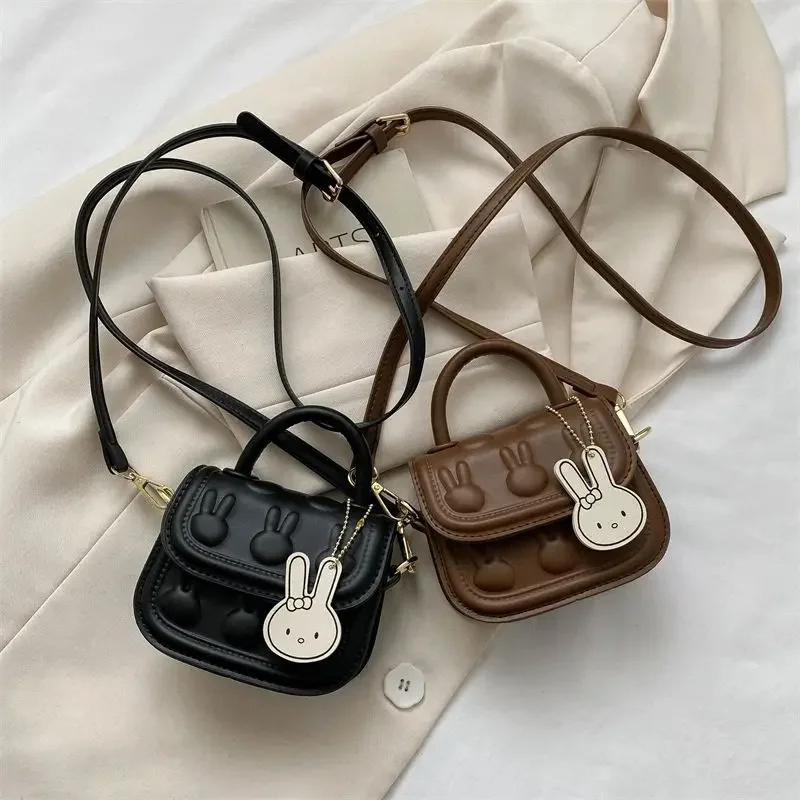 2023 Nieuwe Kinderen Lente/Zomer Populaire Contrast Kleur Biscuit Vorm Mooie Schattige Mini Crossbody Tas Handheld Kleine Vierkante Tassen