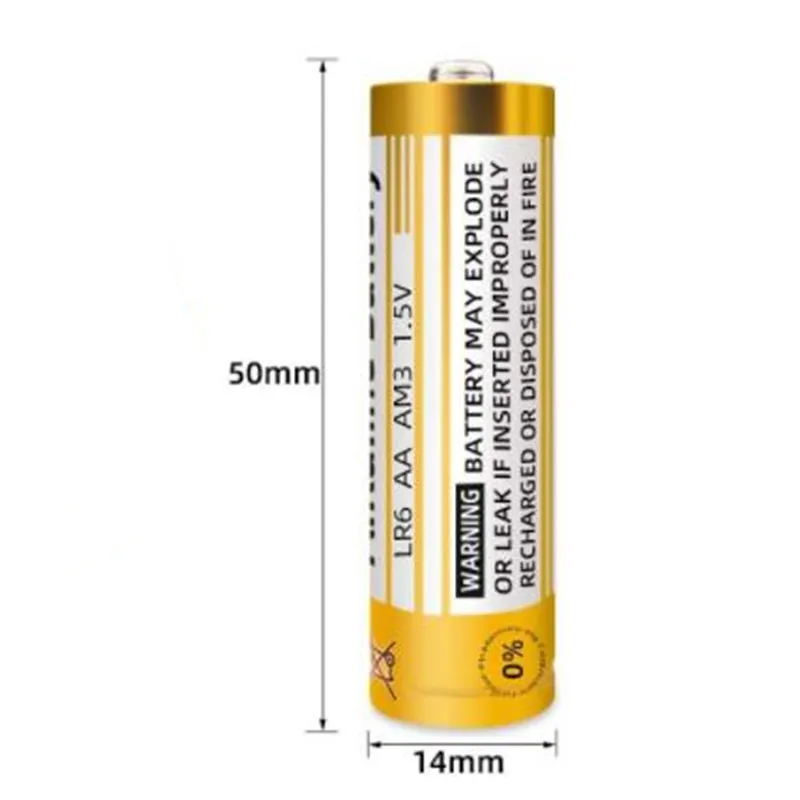 

50Pcs/Lot LR6 AA Alkaline Battery Primary Superior Quality Battery For Toy Remote Control Door lock