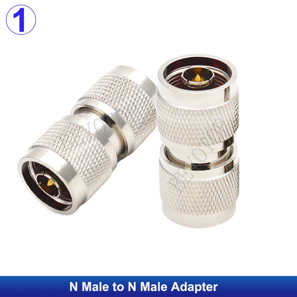 1Pcs N Male/Female to N Male/Female Adapter 50Ohm RF Coaxial Converter Straight/Right Angle/3 Way T Type N Adapter High Quanlity