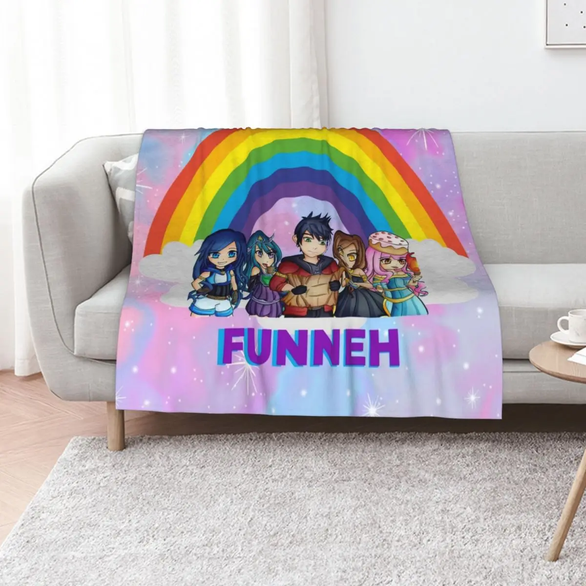 

Itsfunneh krewgame Throw Blanket valentine gift ideas Hairy Warm Sofa Blankets