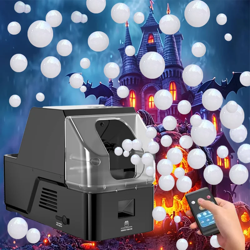 무선 리모컨이 있는 안개 거품 기계, 결혼식 무대 파티 생일 선물 장난감을 위한 안개 거품, 거품, 안개 만들기