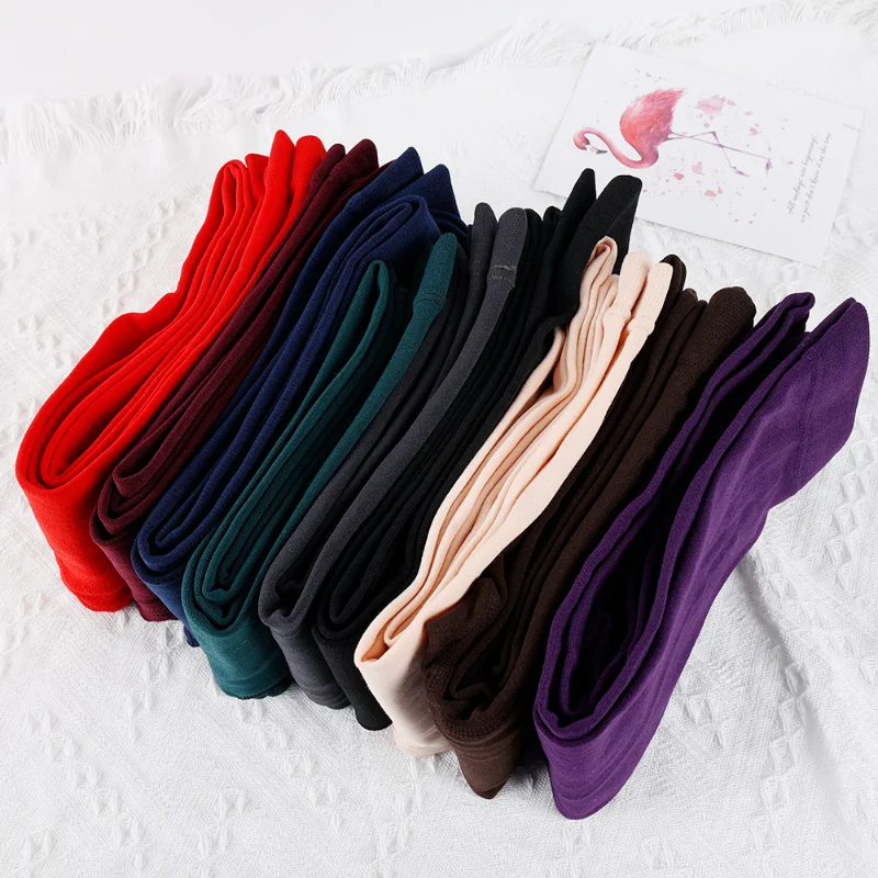 Winter Warm Tights Pantyhose Women Fleece Socks High Waist Thermal Stocking Insulated Pants Fake Translucent Leggings Tights