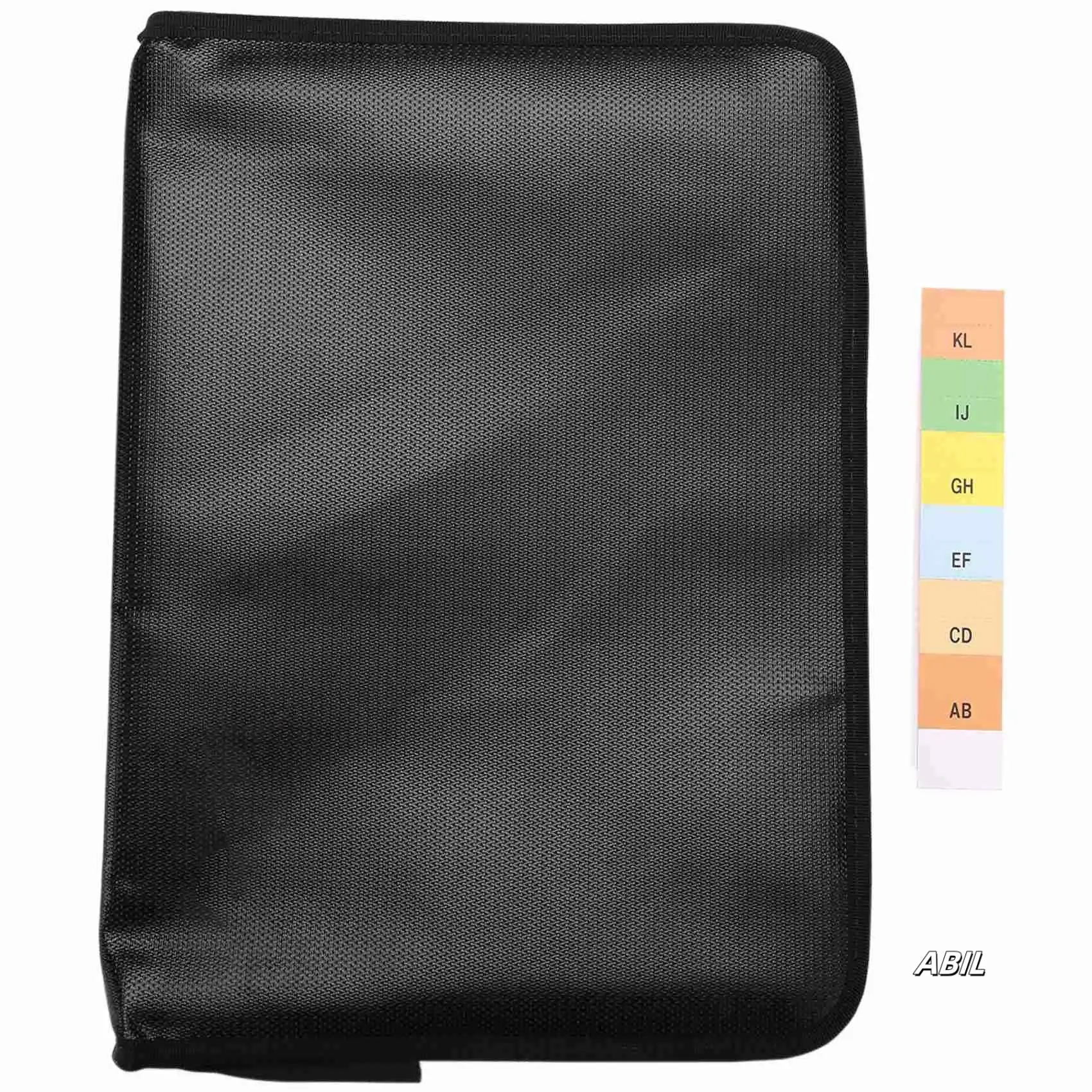 

2 Pcs Folder Organizer Water Resistant Fireproof File Folder Letter Size Waterproof Money Document Bag, A & B