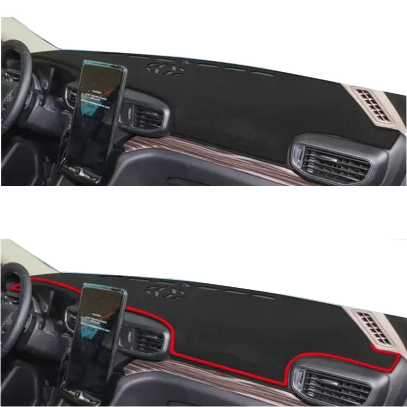 For Ford Explorer MK6 2020 2021 2022 2023 2024 Car Accessories Anti-UV Dashboard Cover Dash Mat Interior Sunshade Carpet Cushion 3
