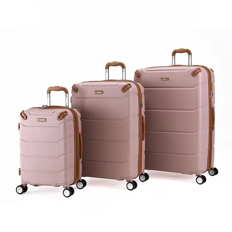 Unisex 3PCS trolley case set 20 25 29 inch travel bag, with rotating men's and women's travel case, with TSA lock