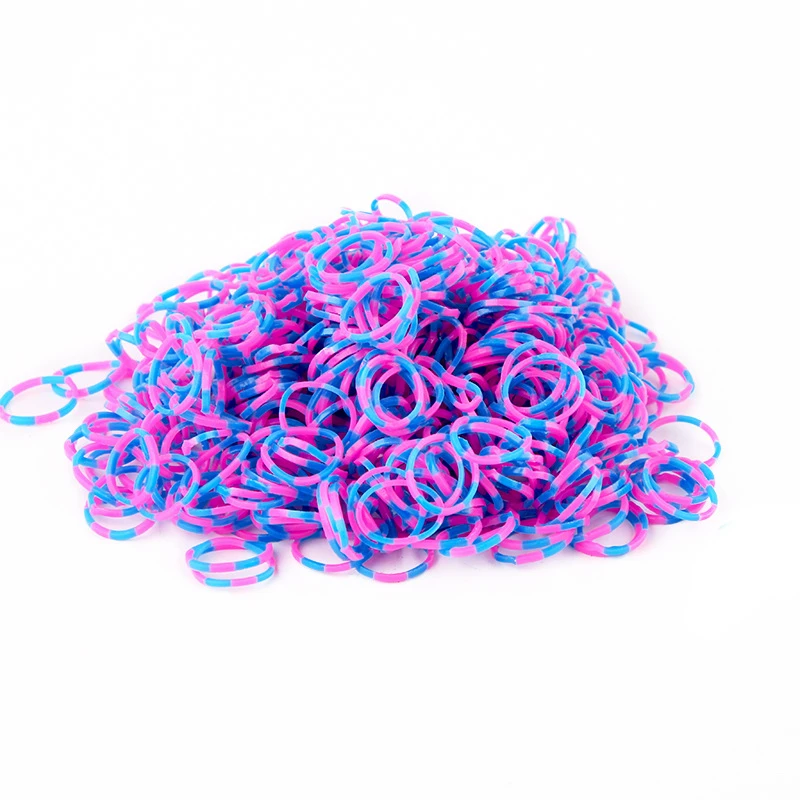 مجموعة أدوات سوار قوس قزح DIY، أربطة مطاطية للسوار، مجموعة ألعاب يدوية لسوار الصداقة DIY للفتيات #2