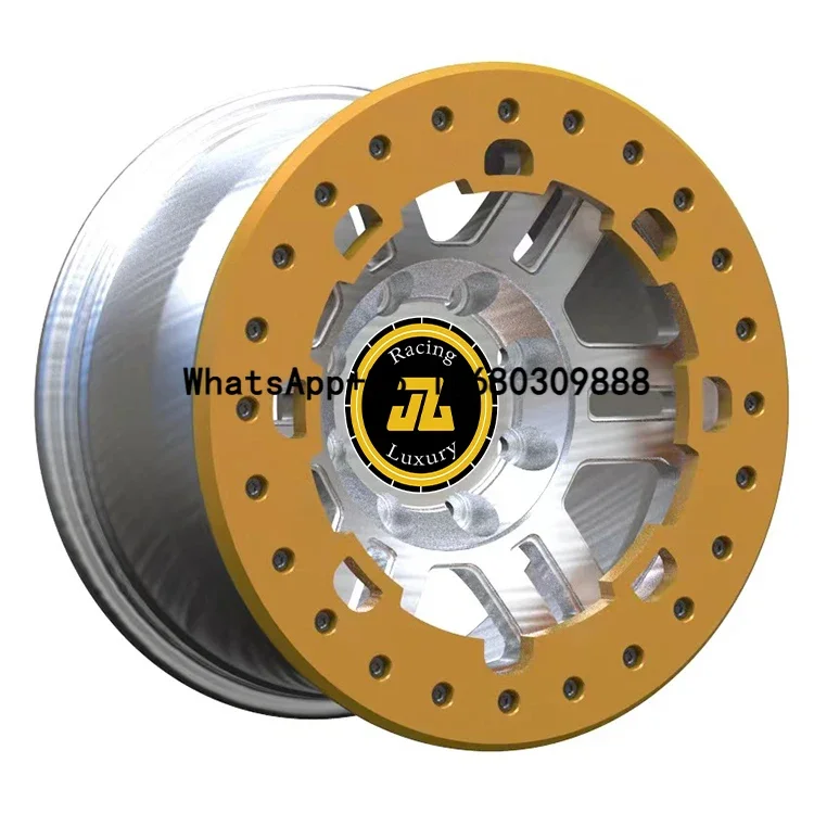 Jiangzao forged Beadlock Design Auto Parts Wheels 17X8.5 6X139.7 5X127 4X4 17 Inch Truck Alloy Wheels Rims