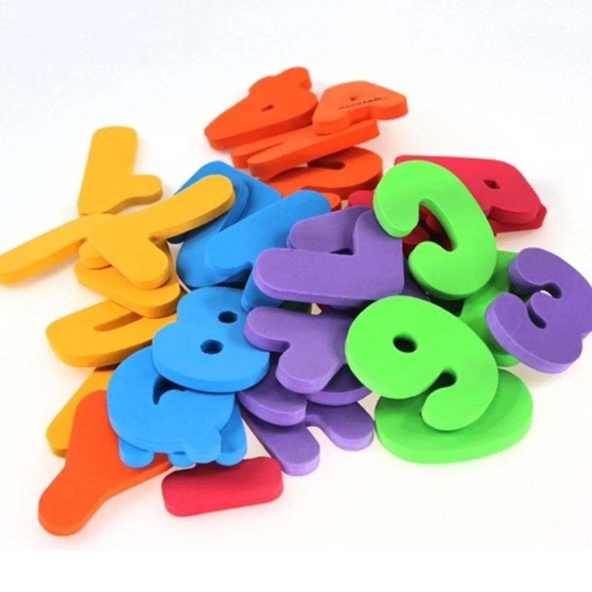 36 Pcs Toy Bath Numbers Kids Toys Earth Tones Letters Educational Child for Children