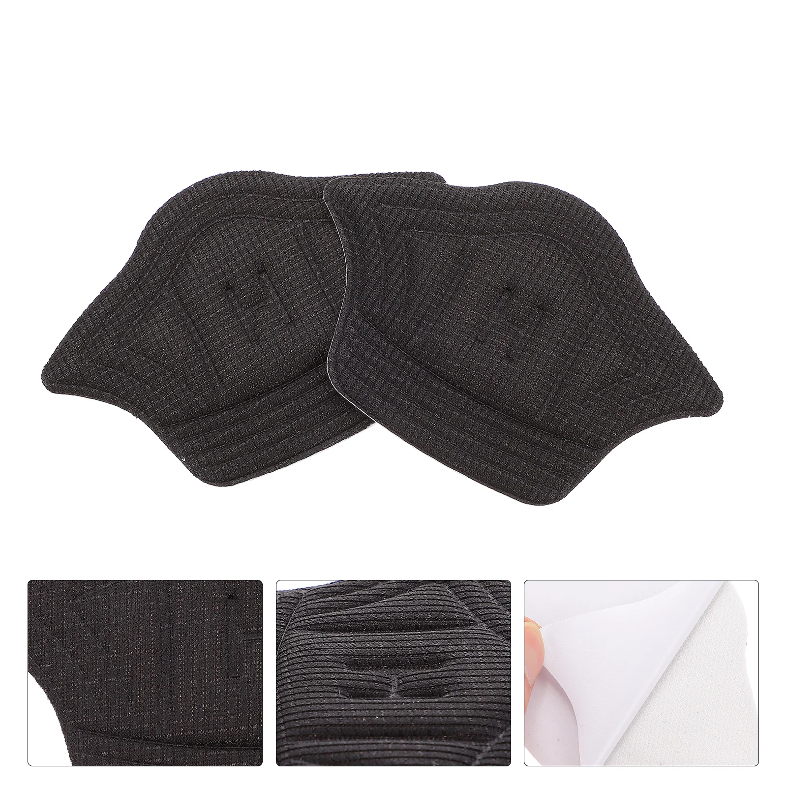 

Heel Pads Anti-Abrasion Shoe Stickers Self-Adhesive Cushions For Pain Relief Non-Slip Cross-Embossed Foot Protector Rear