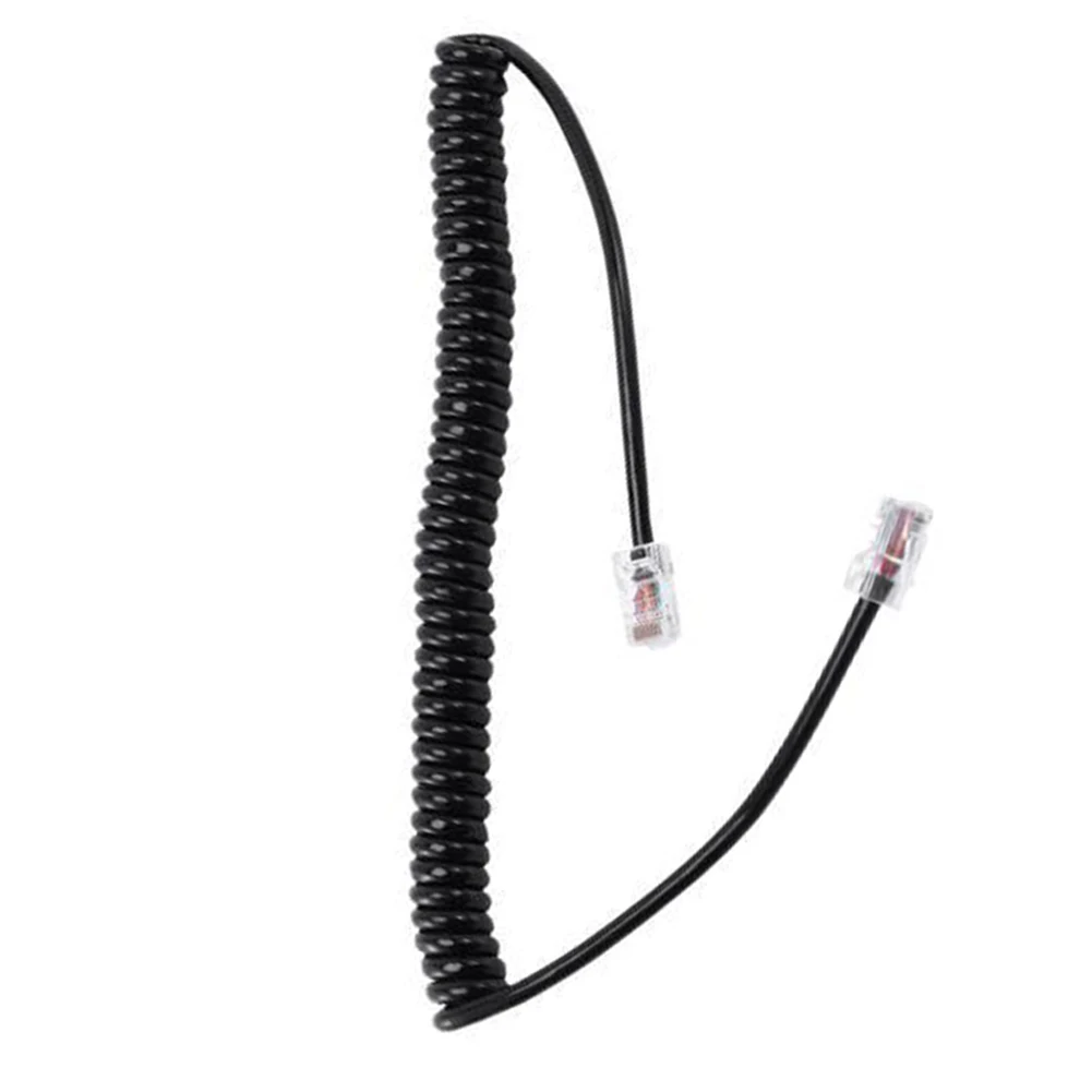 Car Communication 8-pin Microphone Cable 6 Feet When Extended 8-pin To 8-pin Connection For RJ-45 Connector For Speakerphone