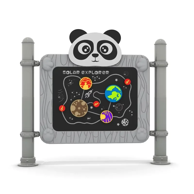 for Sensory Learning Outdoor Activity Play Panel Single Row Educational Game Board For Preschool Daycare Playground Equipment