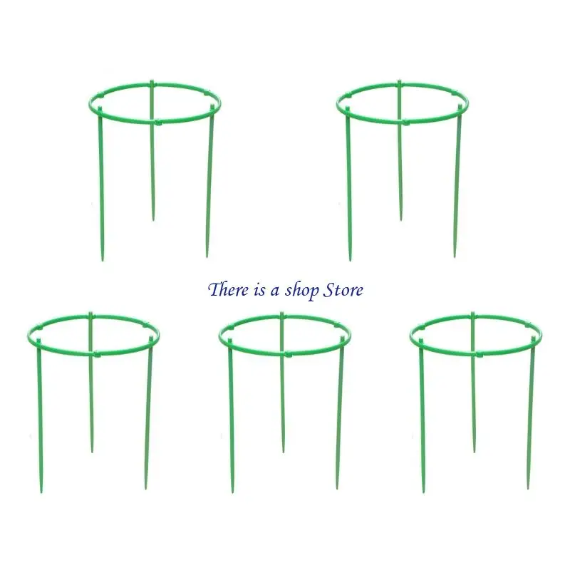 D0AD Set of 5 Plant Cages With Strong Support For Home And Professional Use