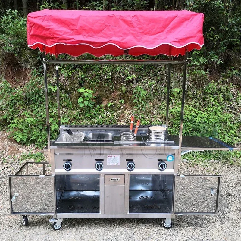 Mobile Fast Food Cart Trailer Customised Kitchen Customized Mobile Food Car