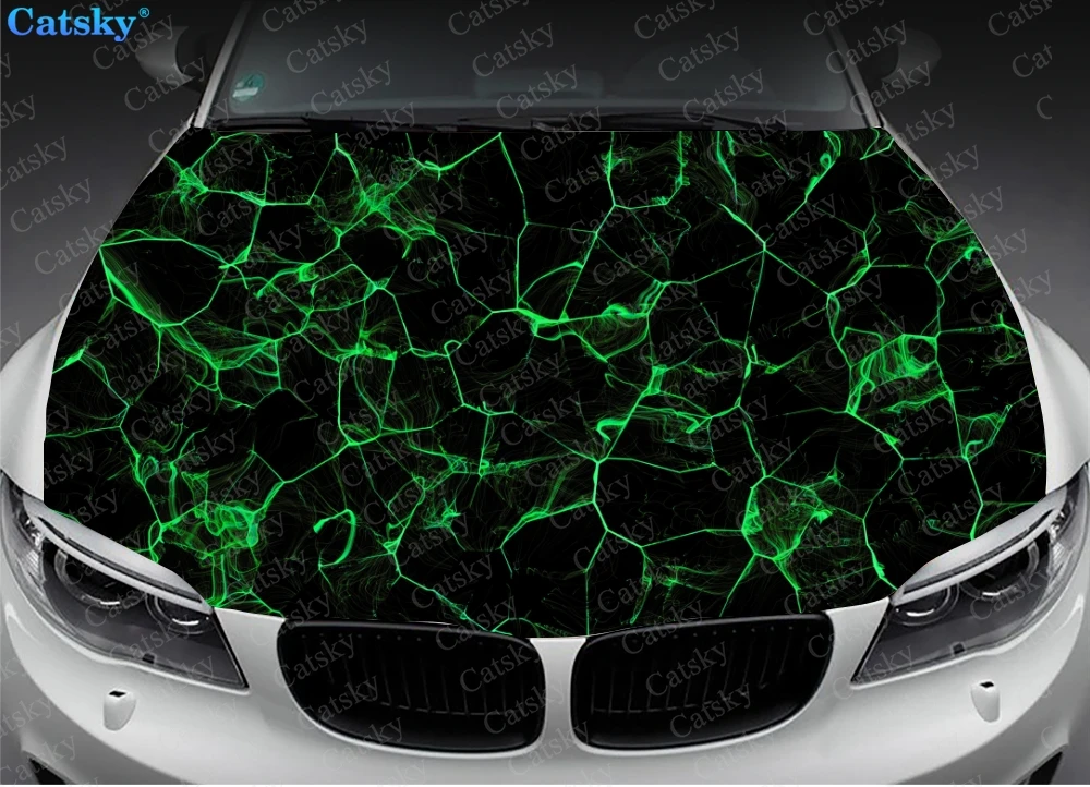 geometric irregular shapes Car Hood Vinyl Stickers Wrap Vinyl Film Engine Cover Decals Sticker on Car Auto Accessories