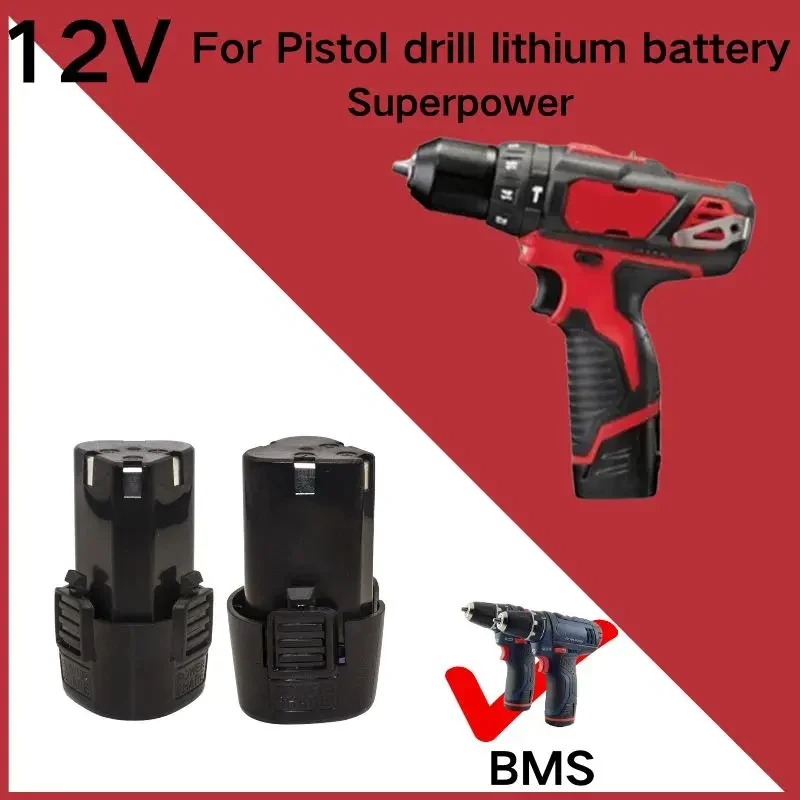 Universal 12V 3500mAh 3000mAh Battery Rechargeable Lithium-Ion for Electric Screwdriver Pistol Drill Mini Angle Grinder Tool