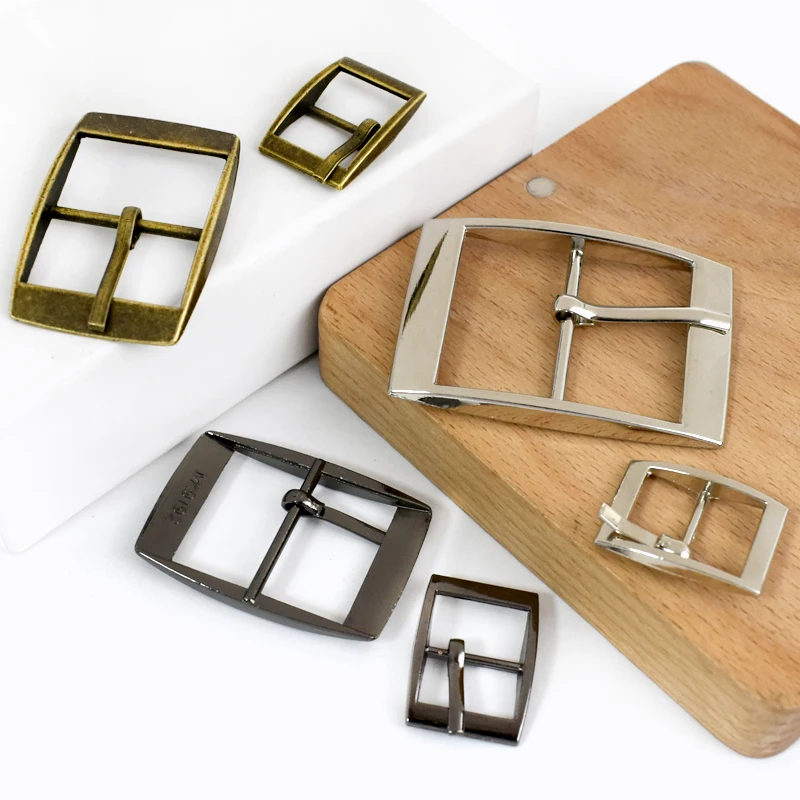 5/10/20Pcs 15-30mm Metal Single Pin Buckle for Webbing Belt Handbag Strap Adjuster Clasp Dog Leash Buckles Carabiner Hook Supply
