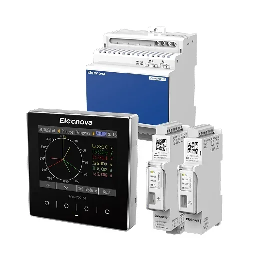 

Power monitoring system 3 phase multi circuit electric data logger kwh power meter