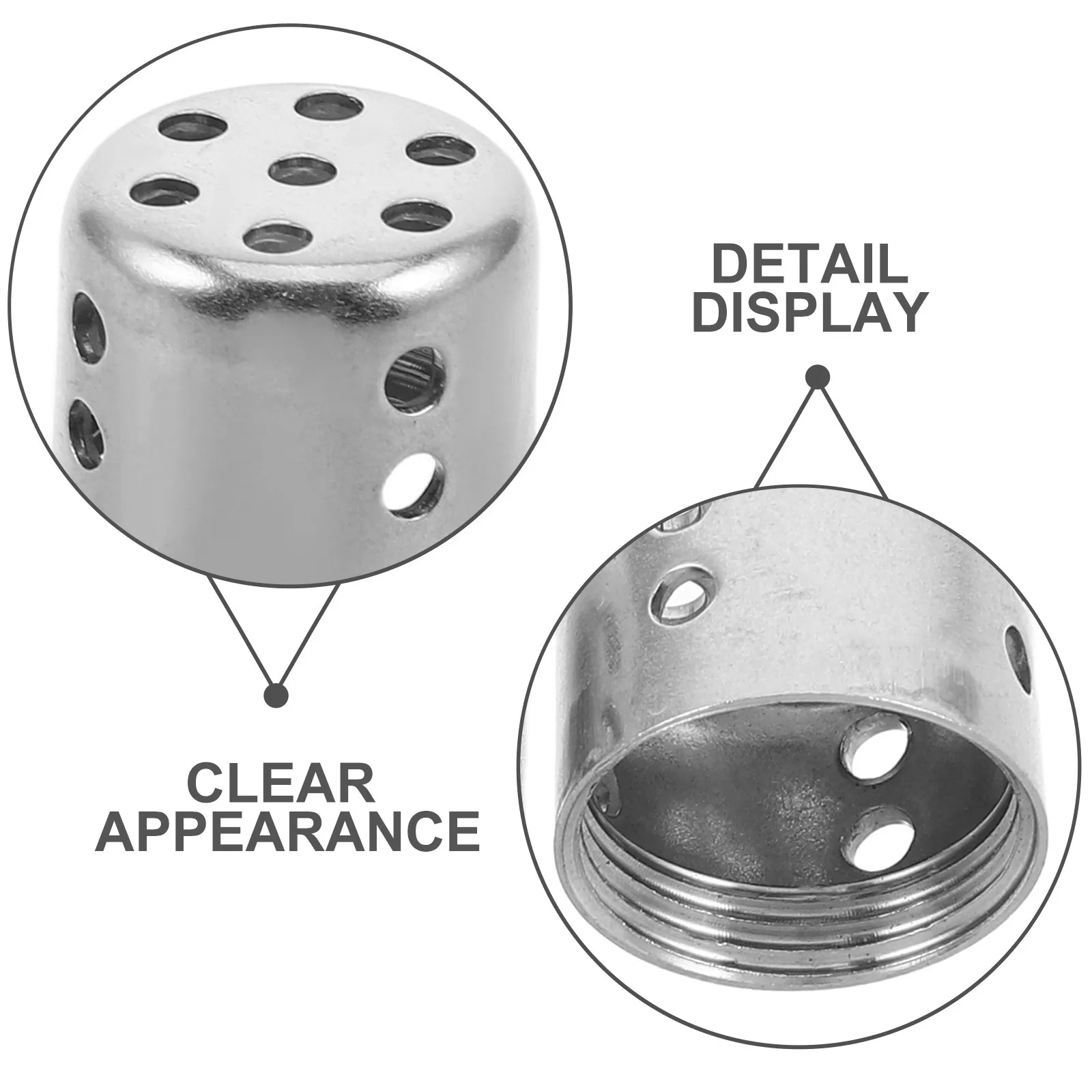 2Pcs Juice Dispenser Filter Cap Stainless Steel Anti-Clog Beverage Spigot Strainer Replacement Lid for Tea Lemonade Drink Tap