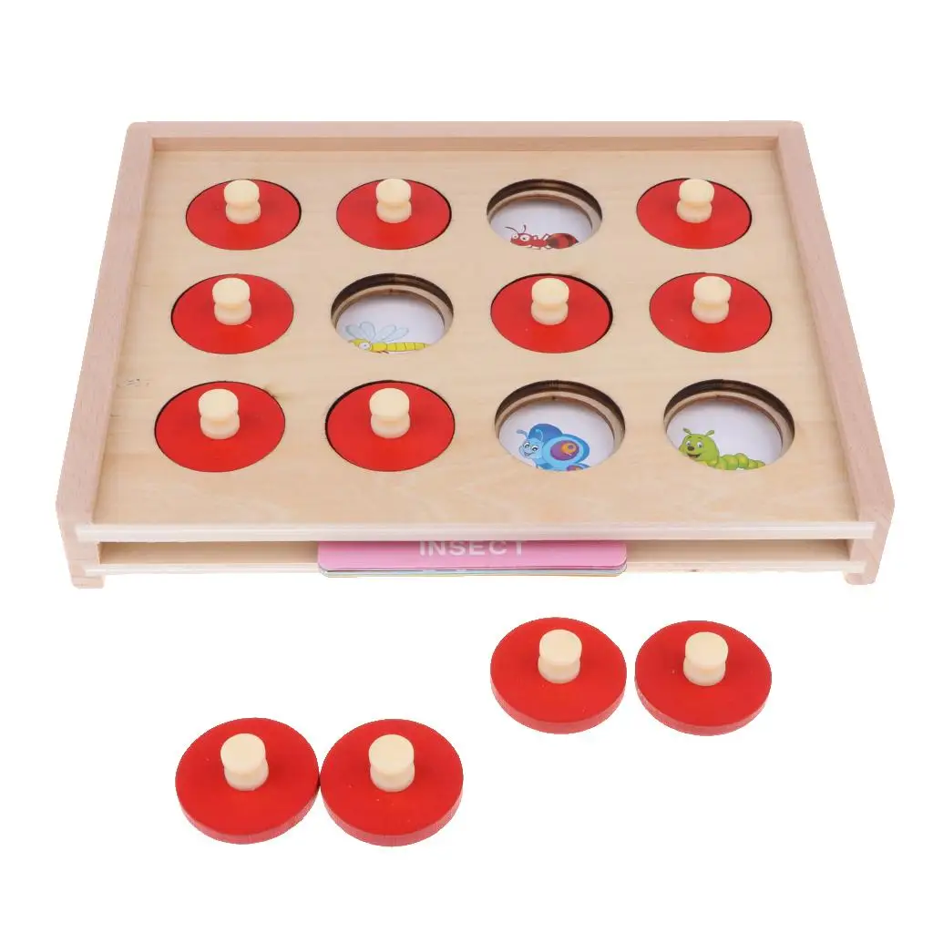 Fun Memory Game for Kids Game Board and 10 Sheets Matching Cards