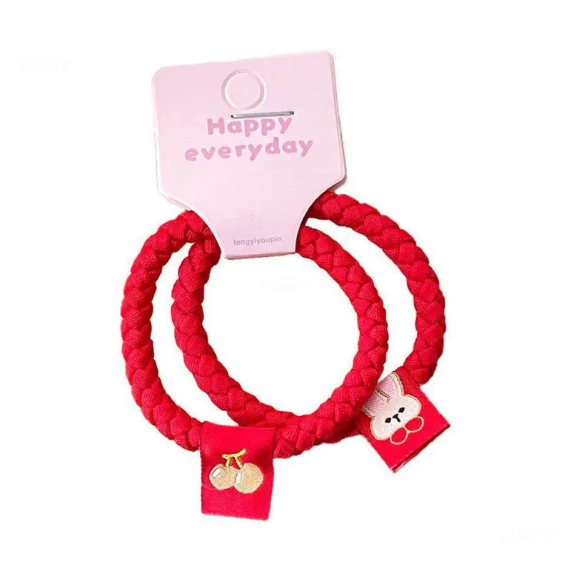 Transfer Head Rope Bear Durable And Comfortable Large Intestine Hair Band Hair Accessories Hair Band For Animal Year Lucky