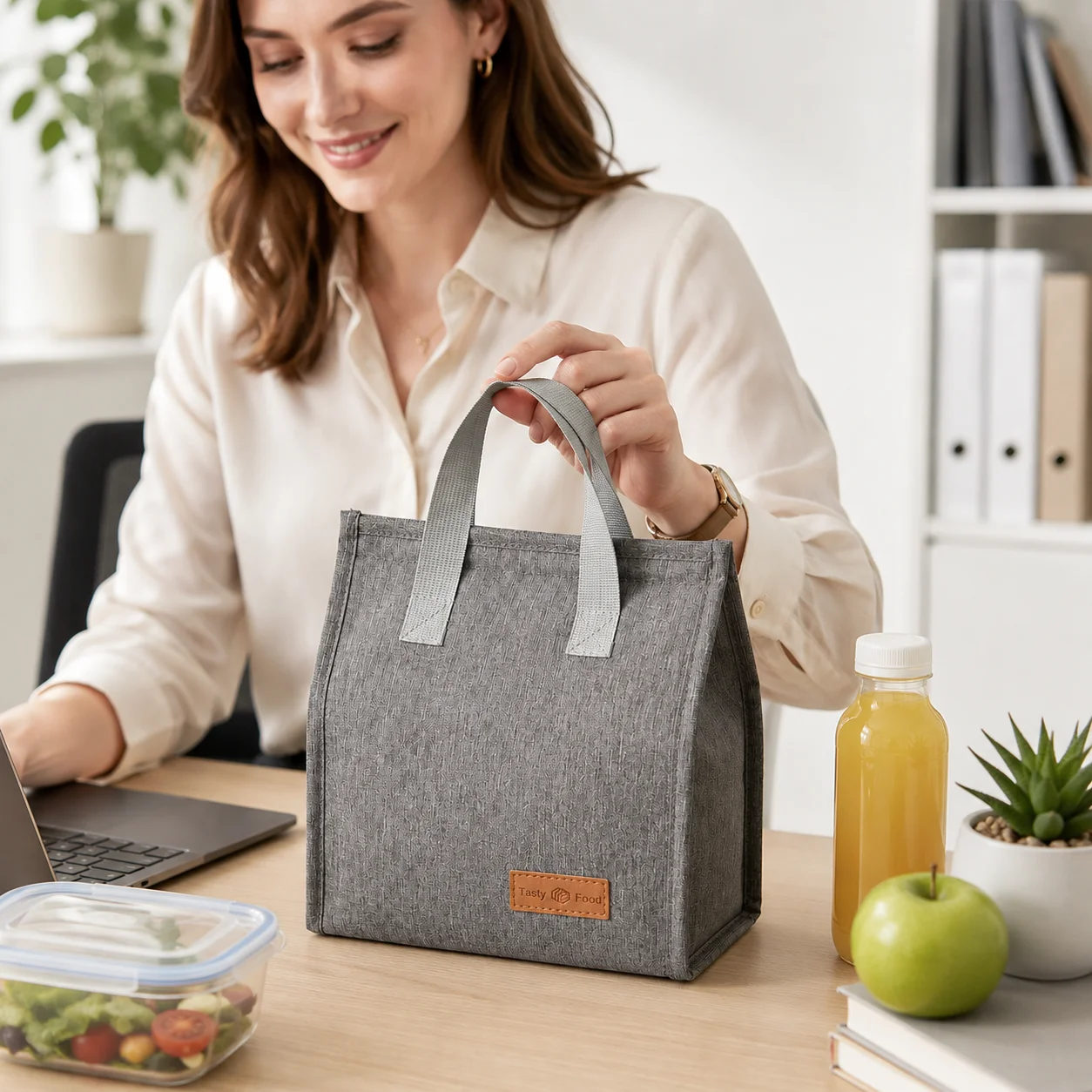 Tote Bag Sublimation - Bolsa Térmica Portátil para Almoço, Sacola