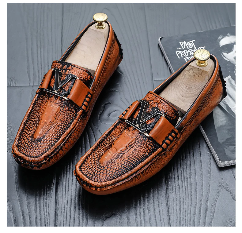 Neue Marken-Herrenschuhe, hochwertige Freizeitschuhe, Slipper, Business-Schuhe, bequeme Fahrschuhe, Zapatos De Hombre – Detail 13