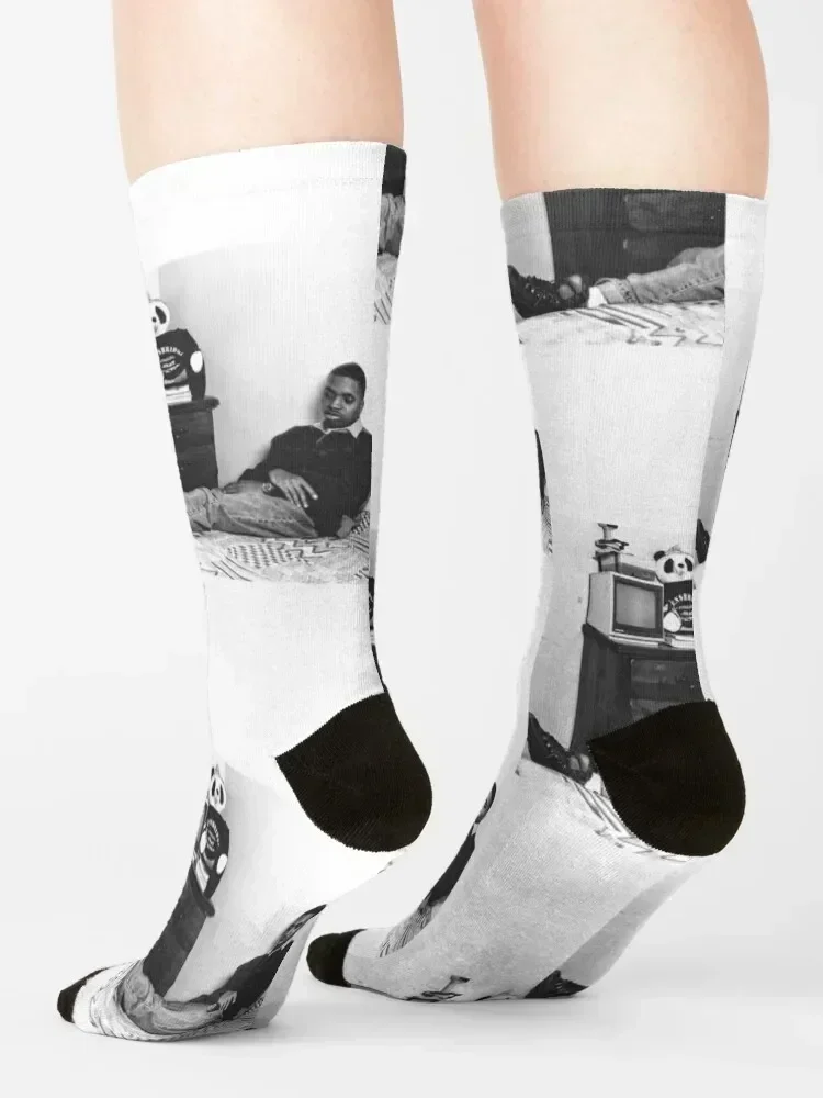 NAS ROOM ILLMATIC Hip Hop Rap Socks Men's Sports cartoon cycling Socks Women's Men's
