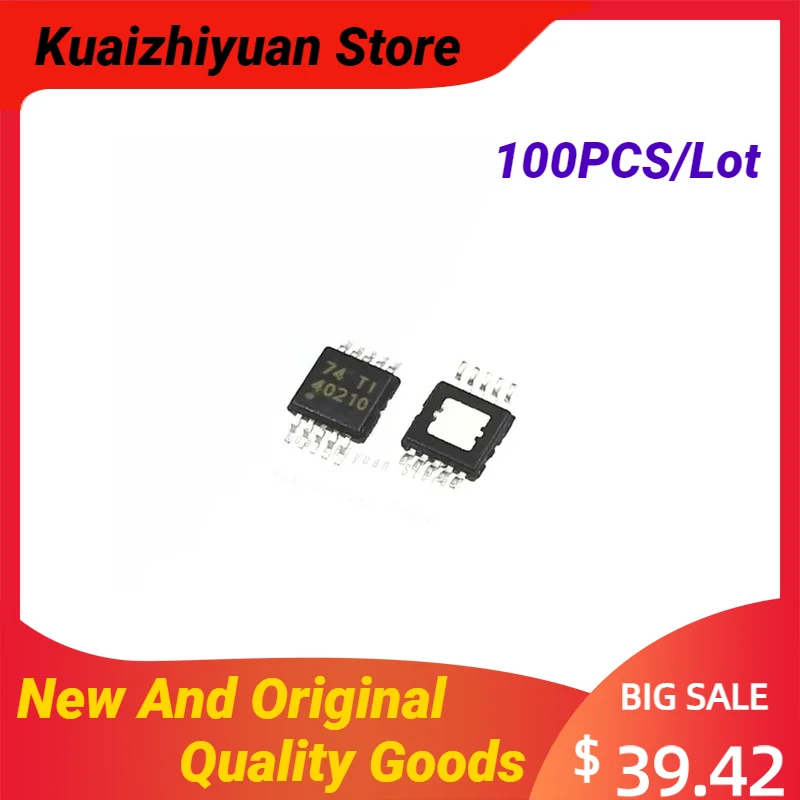 

100PCS/Lot New And Original TPS40210DGQRG4 MSOP10 TPS40210DGQR 40210 TPS40210DGQT 4.5V~52V DC Controller Quality Goods