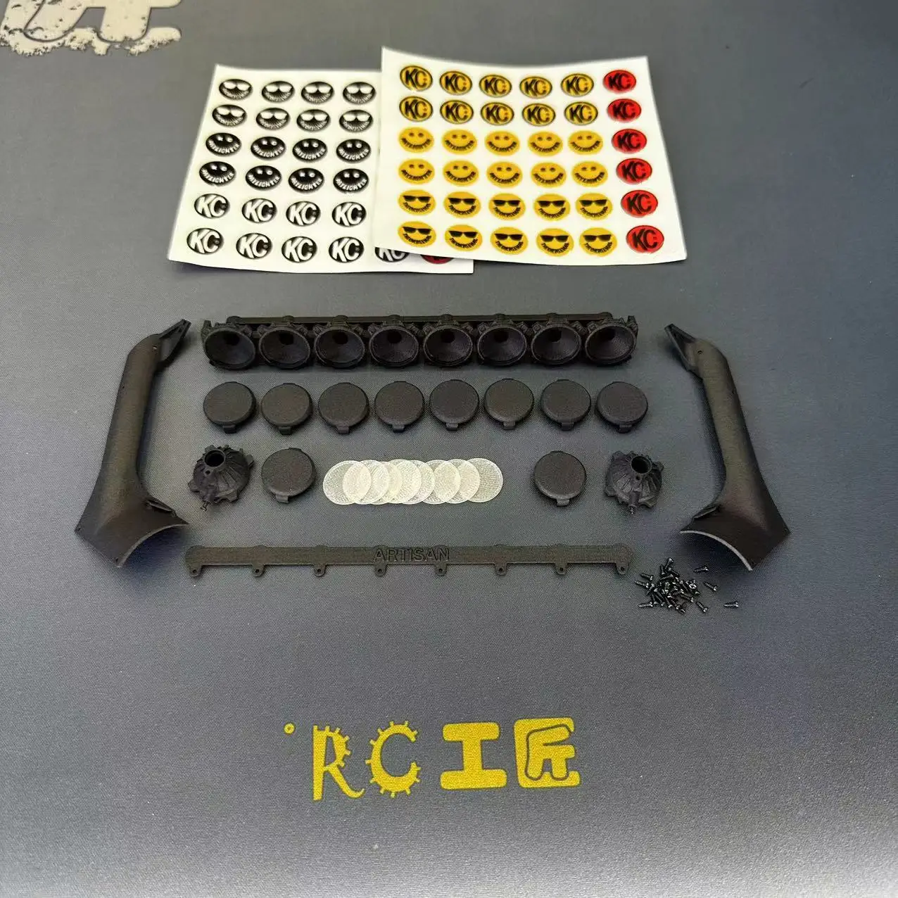 1 Set Dome Light Sticker Model for 1/10 RC Crawler Car Traxxas TRX4  AXIAL SCX10III Accessories