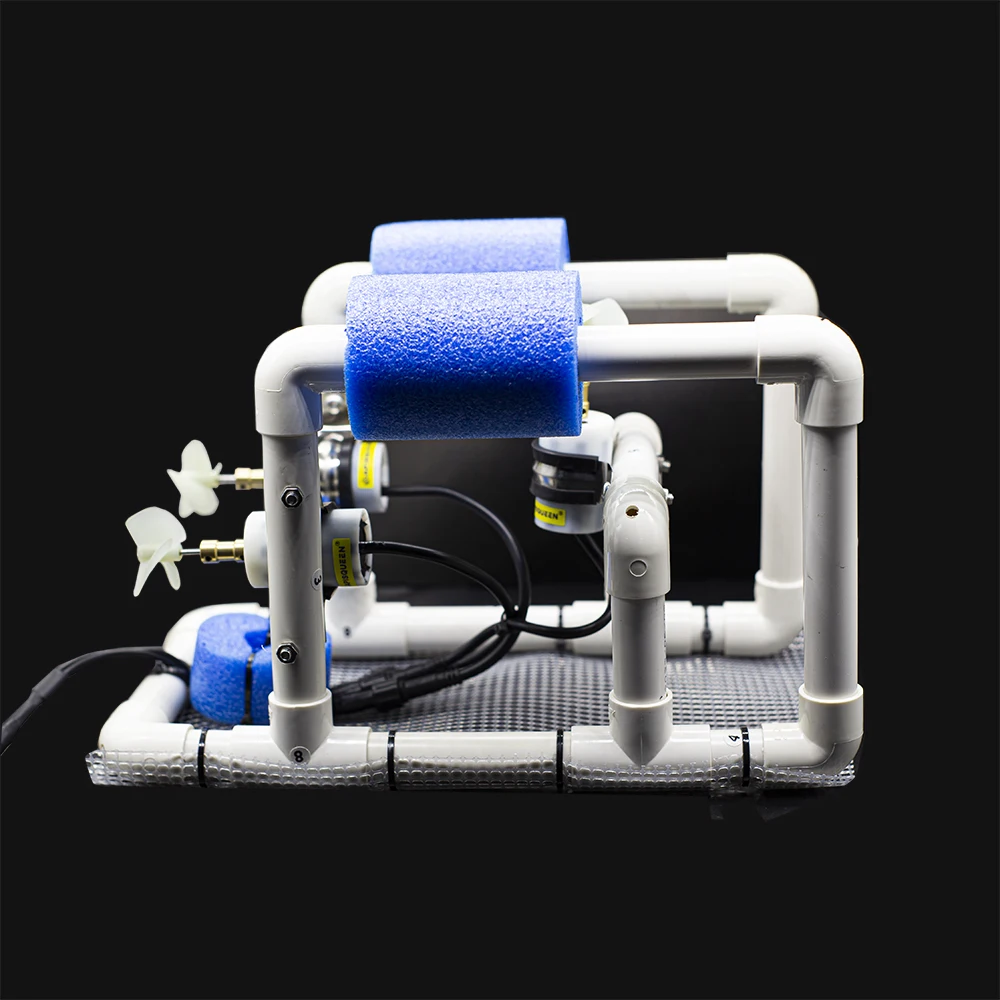 APISQUEEN Water Tube Brushed Underwater ROV for Forward  Backward up and Down Left and Right Cornering Movement