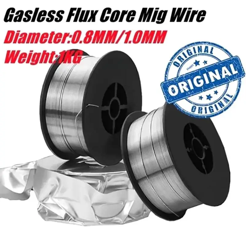 All Purpose Gasless Welding Wire 0.8mm/1.0mm 1kg Flux Cored for Versatile Mig Uses