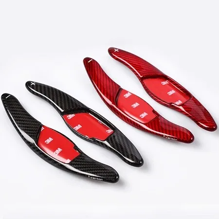 

Carbon fiber car steering wheel with extended shift paddles for Toyota MarkX Camry Corolla Levin