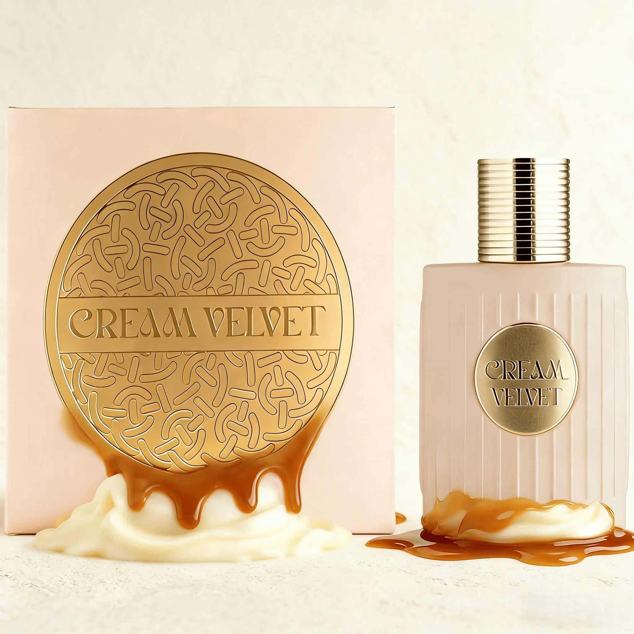 

Cream Velvet Perfume 3.4 OZ EDP Spray - Gourmand Fragrance Creamy Butter Golden Caramel Fresh Heavy Cream Perfume Caffe Latte
