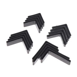 4Pcs/Set 30mm/35mm/40mm L-shaped Angle Steel Foot Pads Foot Covers Non-slip Shelf Triangle Iron Protector