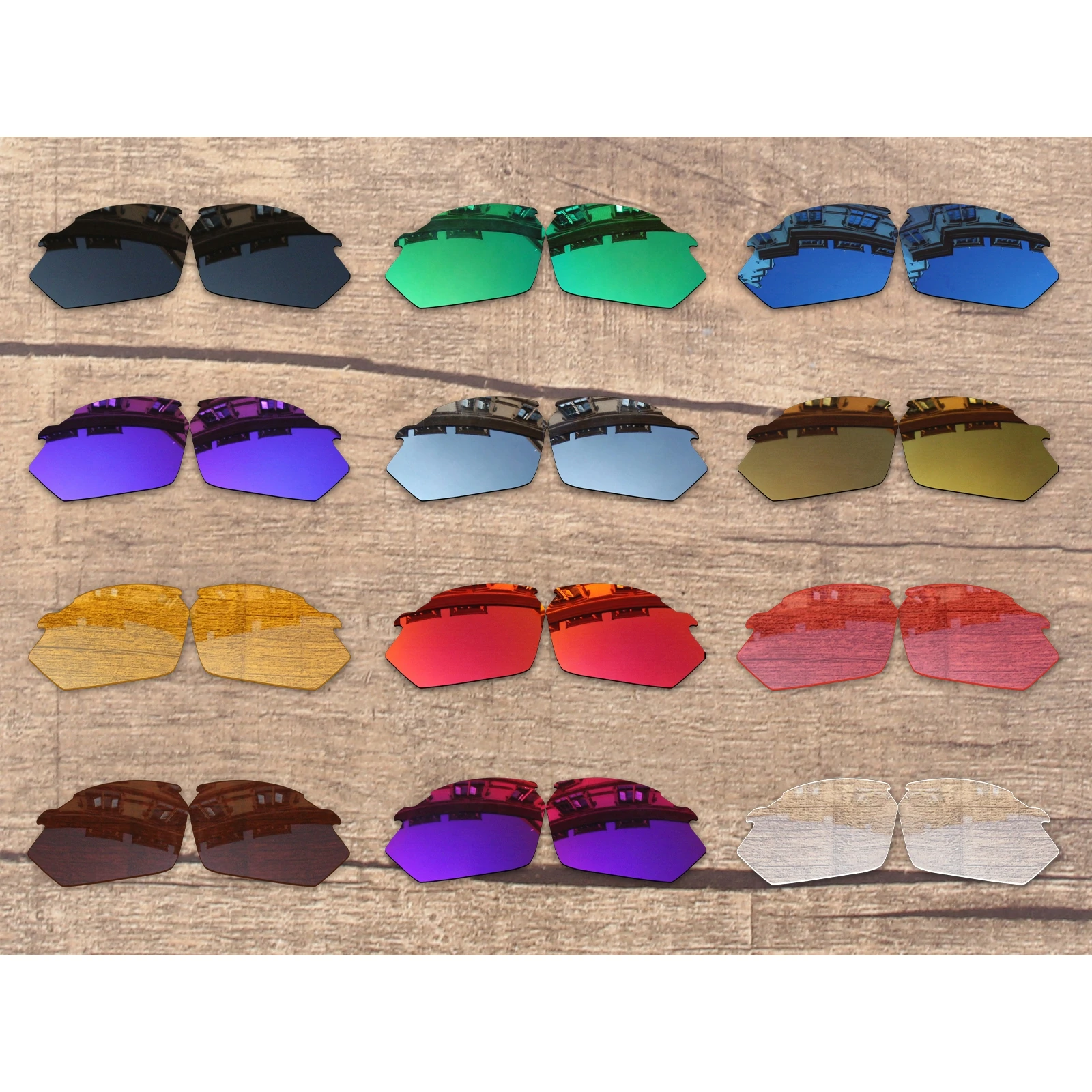 Vonxyz 20+ Color Choices Polarized Replacement Lenses for-Rudy Project Spinhawk 2.0 Frame