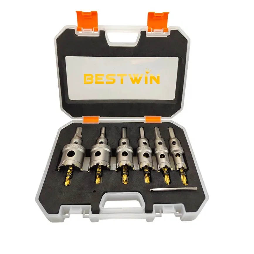 

8PCS 16-35mm TCT Hole Saw Cutter Hole Saw Set Carbide Tip For Stainless Steel Iron Plate Metalworking Drilling Crown