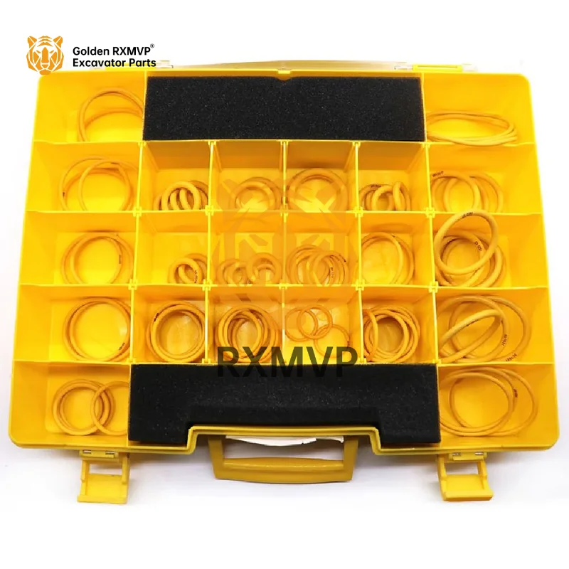 4C8253 O-Ring Kit Box 4C-8253 D-RING Rubber O Rings for cat Excavator