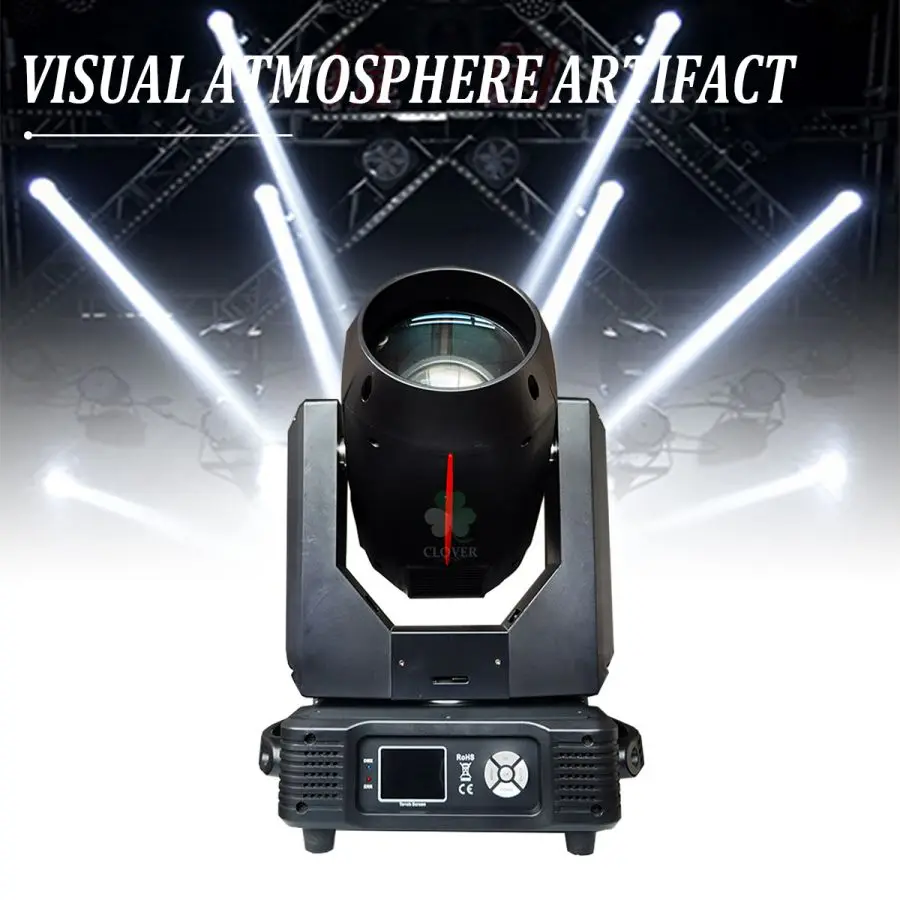 Imagem -05 - Trevo-sharpy Beam Moving Head Light Dmx Key Model Stage Disco Lights Efeito dj 380w 20r 110 Pcs