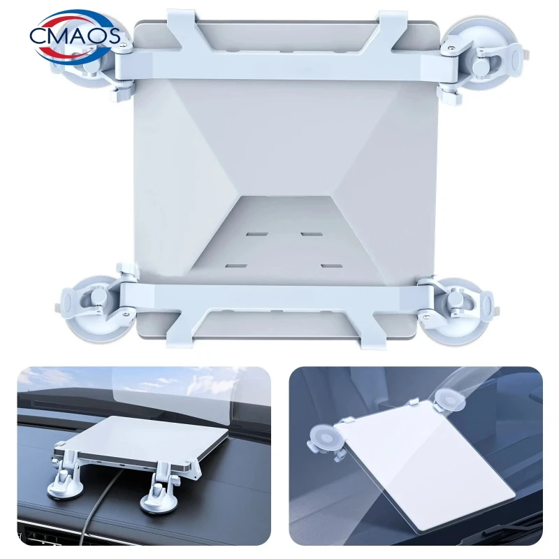 4 Suction Cups and 2 Brackets For Starlink Mini Mount Suction Cup Car Sunroof Suction Mounting Bracket For RVs Boats Glass Roof