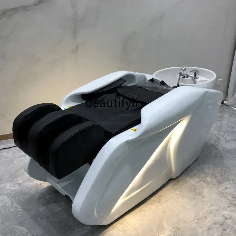 

Automatic Intelligent Electric Massage Shampoo Bed for Salon Hairdressing Lying Completely Flushing Bed