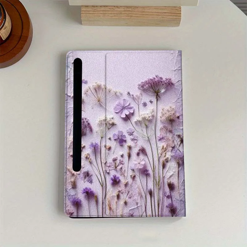 

Flower Art Fashion For Samsung Galaxy Tab S6 S7 S8 S9 S10 FE Plus Lite Soft Flexible Support Tablet Case Gift