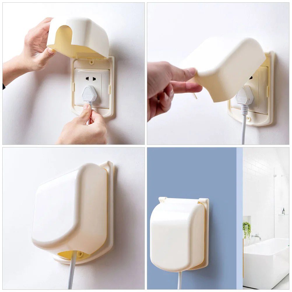 2 Buah Penutup Soket ABS Pelindung Steker Pengaman Bayi Anti Deformasi Pelindung Stopkontak Listrik Tutup Soket Aman Anti Anak