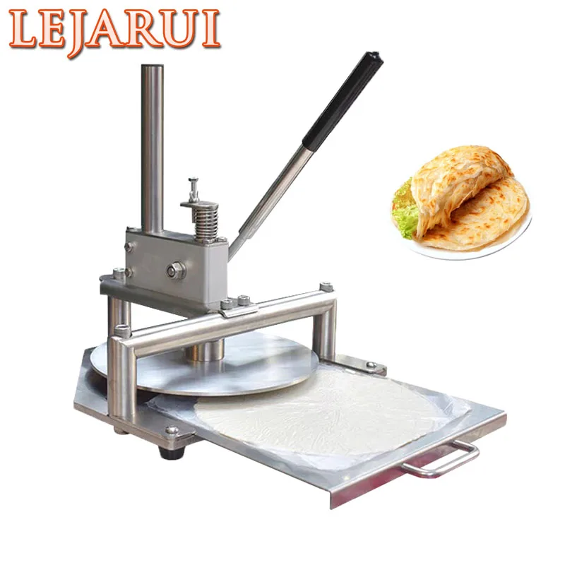 Manual Pizza Pastry Presser Machine Dough Press Roller Egg Pancake Flattening Machine