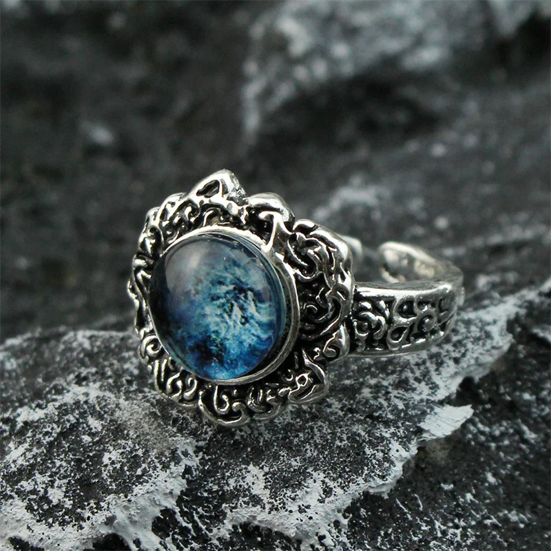 Game Dark Moon Ring Spectral Steed Whistle Ring Melina Summon Torrent Tool Adjustable Finger Rings for Women Men Jewelry