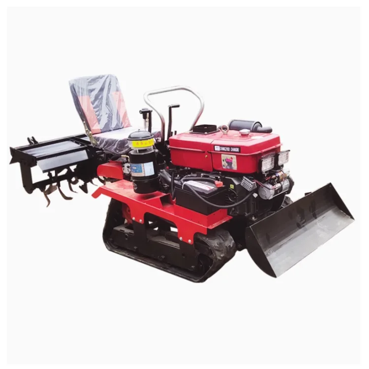 農機具 ミニパワーティラー カルチベーター 小型農場トラクター 25馬力 ミニクローラートラクター